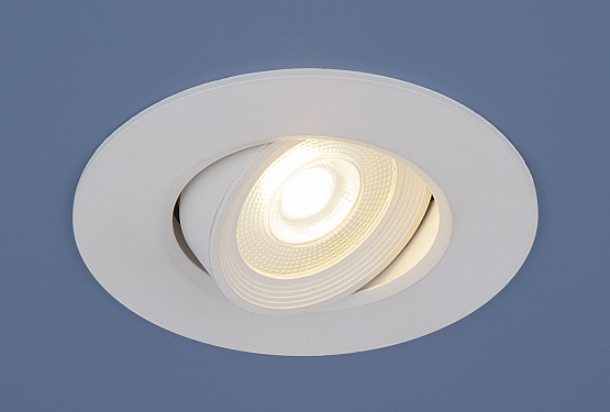 Точечный светильник Поворотный 9914 LED 6W WH белый