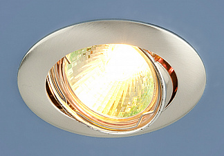 Точечный светильник Поворотный 104S MR16 SS серебро