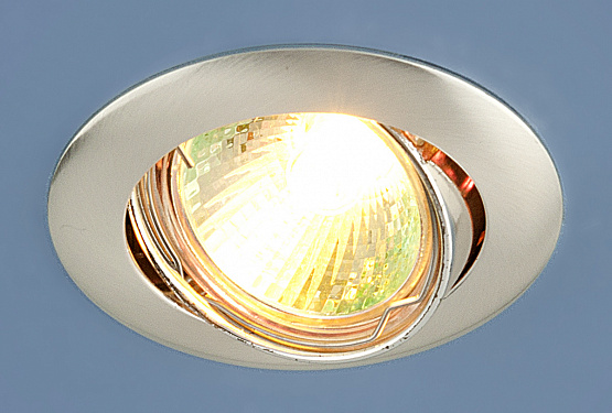 Точечный светильник Поворотный 104S MR16 SS серебро