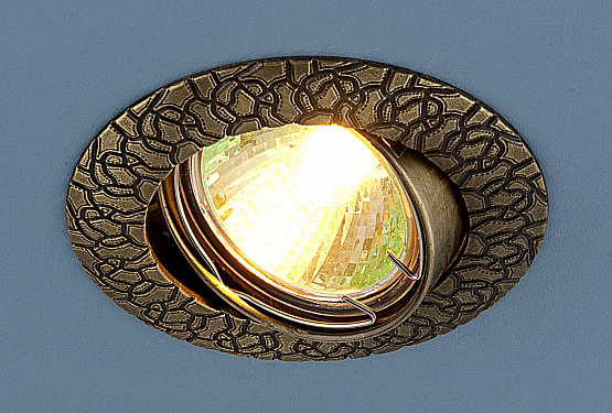 Точечный светильник Поворотный 625 MR16 GAB бронза